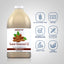 Almond Oil bottle with icons indicating gluten, wheat, GMO, paraben, SLS, fragrance free, vegan, vegetarian, cruelty free attributes.