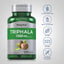 Triphala bottle with icons indicating Gluten & Wheat Free, Milk & Lactose Free, Soy Free, Non GMO, No Artificial Additives.