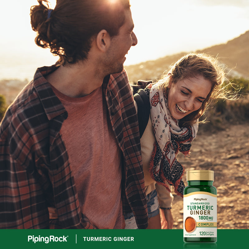 15031 PIP Turmeric Ginger Complex 1800mg  120 Softgels