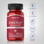 Energy Booster bottle with icons indicating Gluten & Wheat Free, Milk & Lactose Free, Soy Free, Non GMO, No Artificial Additives.