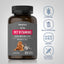 Pet Vitamins bottle with icons indicating Gluten Free, Milk & Lactose Free, Non GMO, No Artificial Flavors, Sweeteners, Colors, Preservatives.