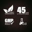 Infographic highlighting: finest ingredients, 45 years of manufacturing, GMP quality product, and lab tested assurance.