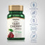 Tart Cherry bottle with icons indicating Gluten & Wheat Free, Soy Free, Milk & Lactose Free, Non GMO, No Artificial Additives.