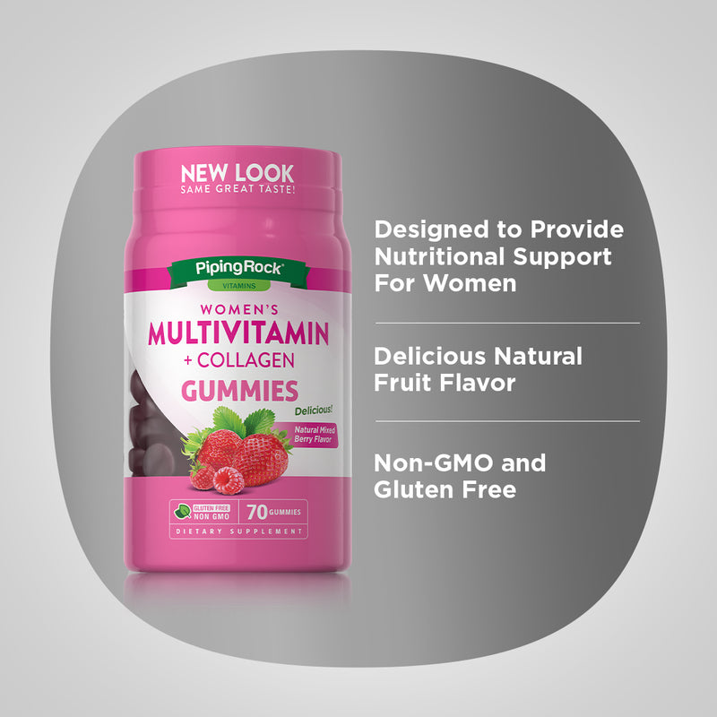 15491 PIP Women's Multi Collagen 70 Gummies (NT15491)