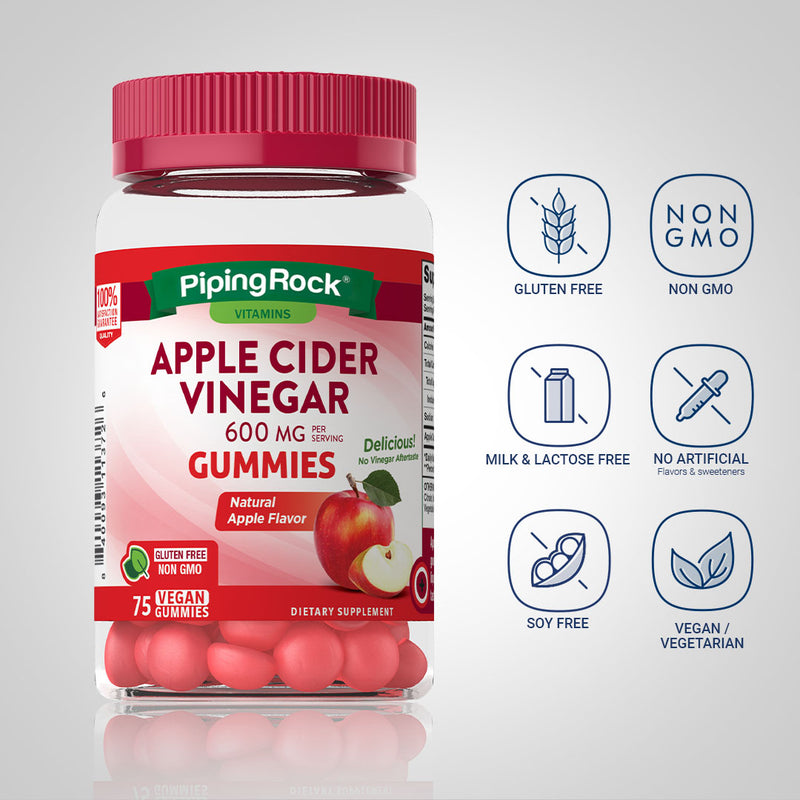 15511 PIP Apple Cider Vinegar 600 mg 75 Gummies (NT15511