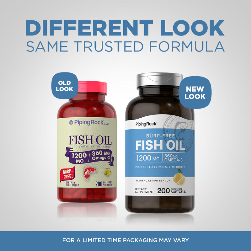 922 PIP Enteric Fish Oil 1200 mg Softgels 200