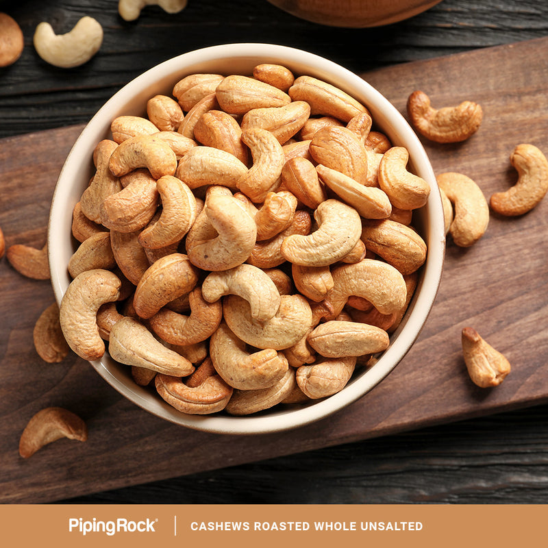 60650 PIP Cashews Raw Whole Unsalted  1 lb (50