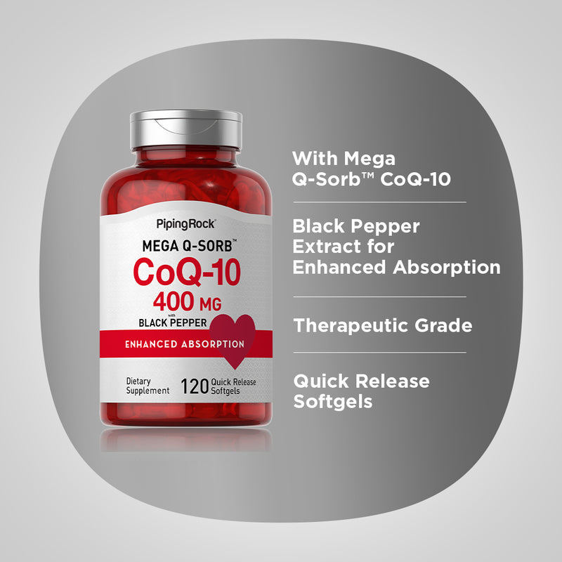 931 PIP  CoQ10 400 mg Softgels 120