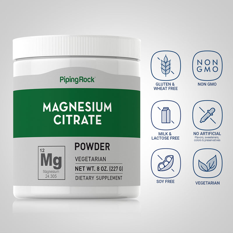 39386 PIP  Magnesium Citrate Powder 8 oz  2.5 yr