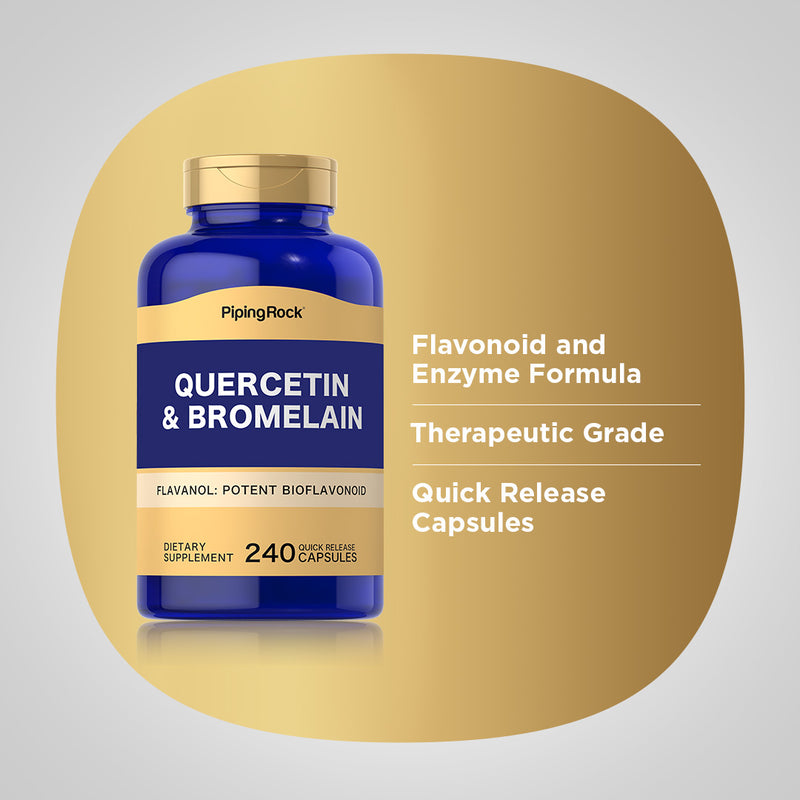 1414 PIP Quercetin Plus Bromelain 240 Capsules