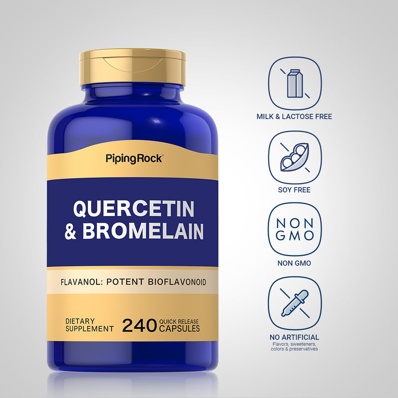 1414 PIP Quercetin Plus Bromelain 240 Capsules