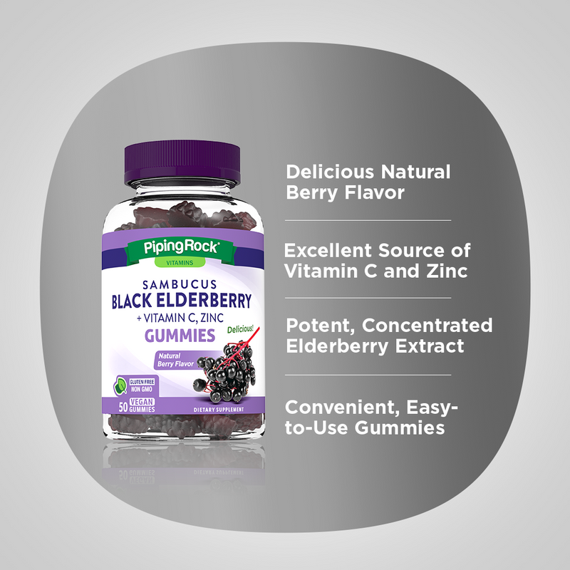 15521 PIP Elderberry Gummies 50 (NT15521)
