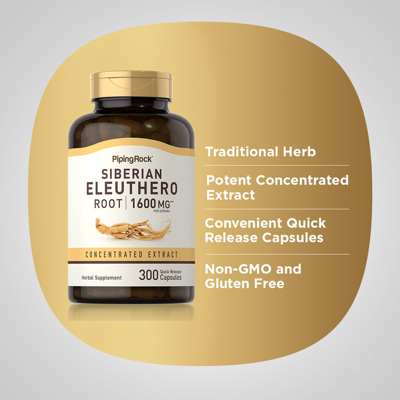 2572 PIP Siberian Eleuthero 1600 mg 300 Capsule