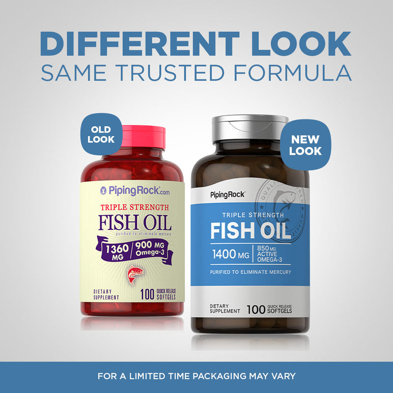 961 PIP Triple Strgth Fish Oil 1360 Softgels 100