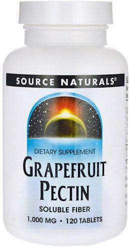40645 Source Nat Grapefruit Pectin 1000mg 120 Tablets