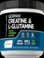20760 18+ ID REQ! German Creatine Monohydrate & LGlutamine Powder