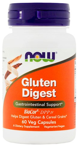 40566 Now Foods Gluten Digest 60 Caps