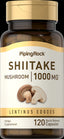 14991 PIP Shiitake Mushroom 1000 mg 120 Capsules