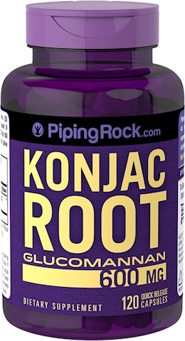 2301 PIP Glucomannan 600 mg Capsules 120