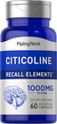 6600 PIP Recall Elements Citicoline Capsules 60