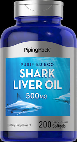 193 PIP eco Shark Liver Oil 500 mg 200 Softgels