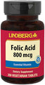 22240 LN Folic Acid 800 mcg 250 Tablets (LN1223)