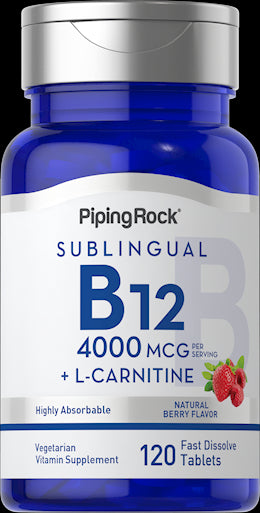 15692 PIP B12  Plus L Carnitine 120 Tablets