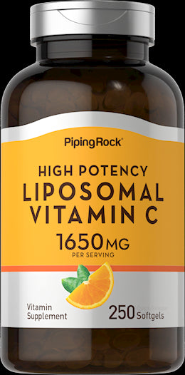 18932 PIP Liposomal Vit C 1650mg 250 Softgel
