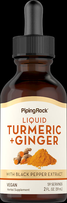 19671 PIP Liquid Turmeric Plus Ginger 2 oz