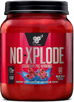 41524 18+ ID REQ! N.O. Xplode PreWorkout Powder (Blue Raz)