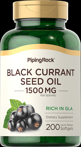 2053 PIP Black Currant Seed Oil 1500 mg 200 Softgels