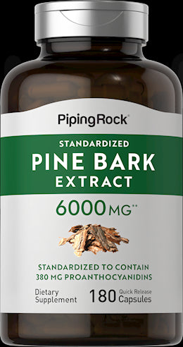 14581 PIP Pine Bark 6000 mg 180 Capsules