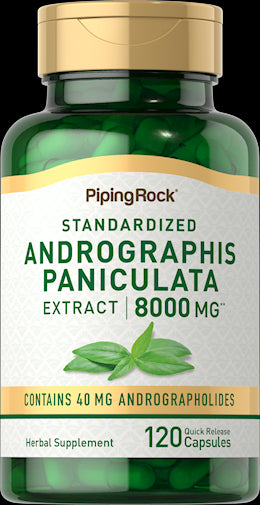 10121 Andrographis Paniculata Extract 8000 mg 120 Capsules