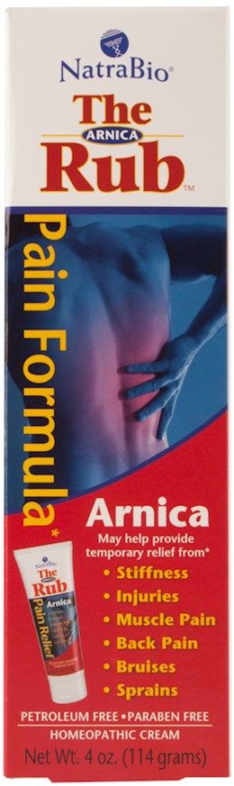 39038 NatraBio The Arnica Rub Cream 4 OZ