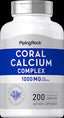 1625 PIP Coral Calcium 500 mg  200 Capsules