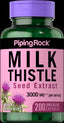 3543 PIP Milk Thistle Seed 3000 mg Capsules 200