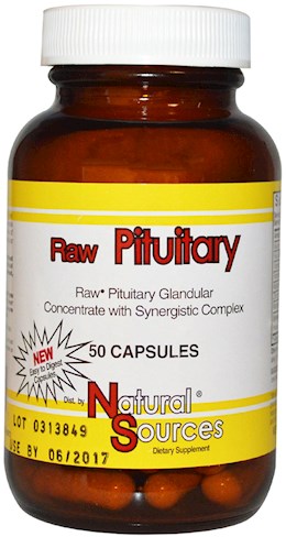 40891 Natural Sources Raw Pituitary 50 Capsules