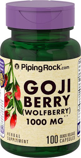 10840 PIP Goji Berry (Wolfberry) 1000 mg 100 Caps