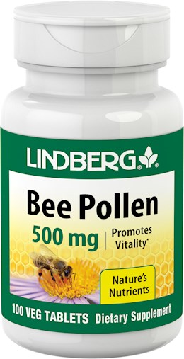 23500 LN Bee Pollen 500mg 100 Tablets (99-548)
