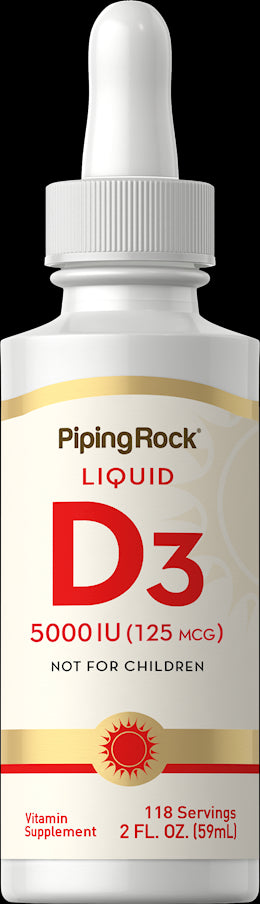 1600 PIP Liquid Vitamin D3 5000 IU Liquid 2 OZ