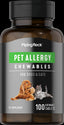 14451 PIP Pet Allergy Chewables for Dogs & Cats 100 Tabs