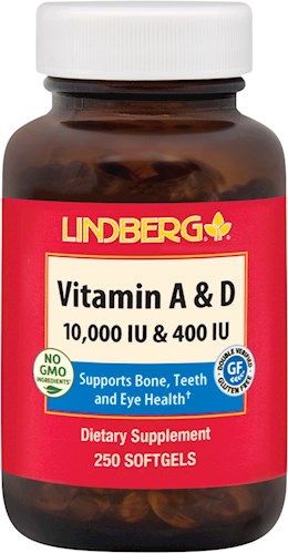 21280 LN Vitamin A & D3 10,000/400 IU 250 SG (98-105-250