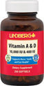 21280 LN Vitamin A & D3 10,000/400 IU 250 SG (98-105-250