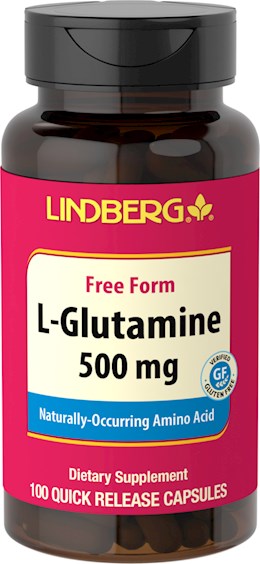 21970 LN L-Glutamine 500 mg 100 Capsules (LN3880)