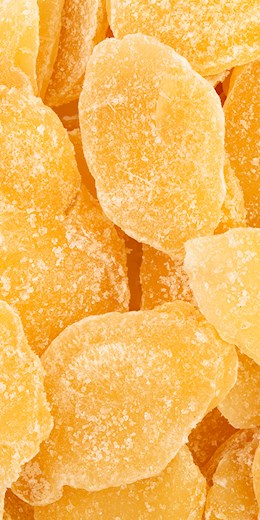 60220 PIP Crystallized Ginger 1 lb (44.09#)
