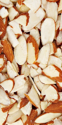 60250 PIP Sliced Almonds Natural 1 lb (25#)