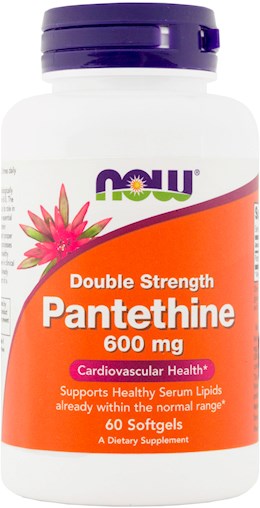 39375 Now Pantethine 600 mg Softgels 60