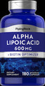293 PIP Alpha Lipoic Acid 600 mg Capsules 180