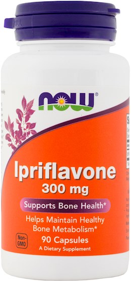 40900 Now Foods Ipriflavone 300 MG 90 Caps