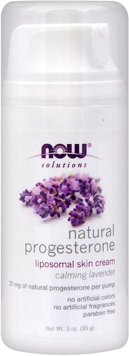 41577 Now Nat Progesterone Liposomal Skin Cream Lav 3oz